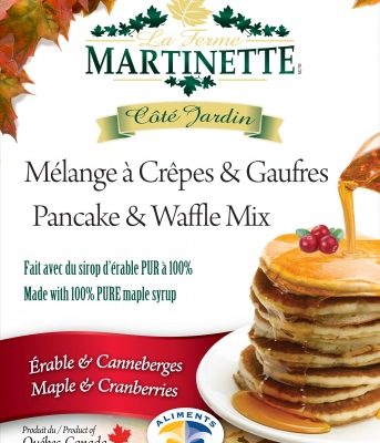 ÉRABLE-CANNEBERGES 500g- Mélange à Crêpes
