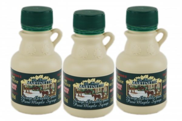 Sirop d'érable Pur CANADA A-Doré, Goût Délicat 3X100ml