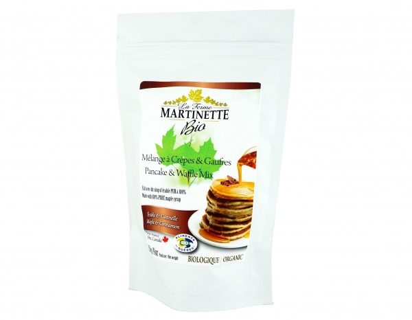 ÉRABLE-CANNELLE BIO 250g- Mélange à Crêpes-Gaufres