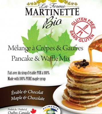 SANS GLUTEN Bio ÉRABLE-CHOCOLAT 250g-Crêpes-Gaufres
