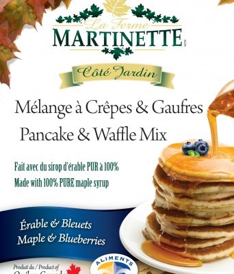 ÉRABLE-BLEUETS 250g- Mélange à Crêpes- Gaufres