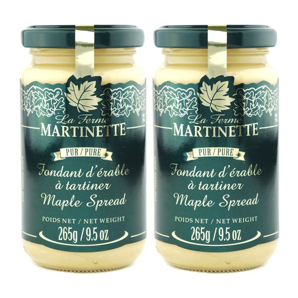 Pur fondant d'érable (Beurre d'érable pur)- 2 x 265 g / 9.5 oz