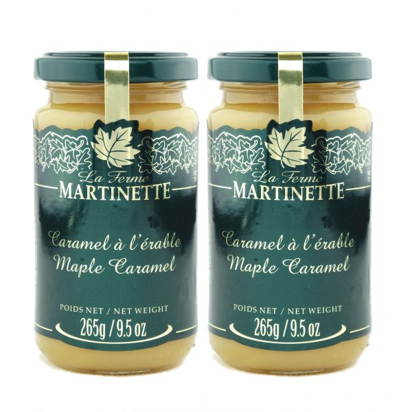 Caramel à l'érable - 2 Pots de verre de 265 g / 9.5 oz
