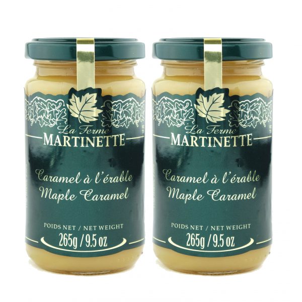 Caramel à l’érable – 2 Pots de verre de 265 g / 9.5 oz