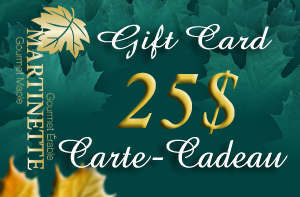 CARTE-CADEAU DE 25$