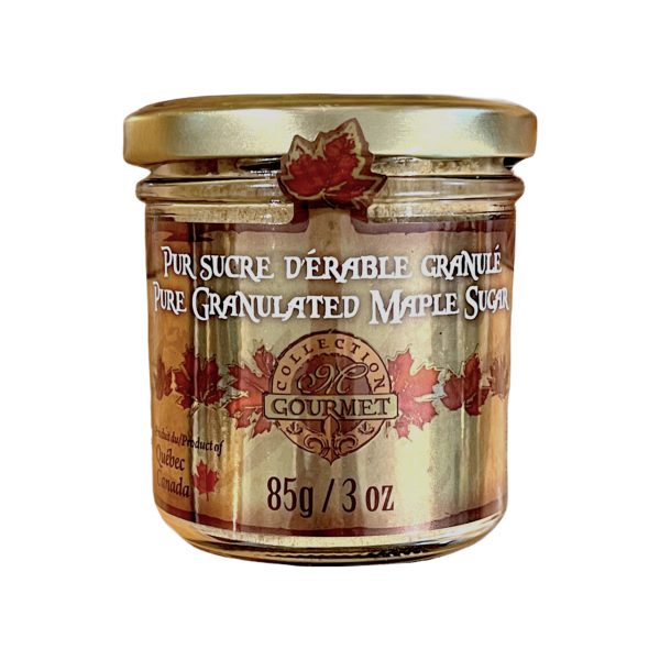 Pur sucre d’érable granulé FIN – 85g Gourmet