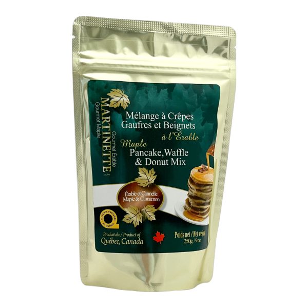 Érable-Cannelle 250g - Mélange à Crêpes, gaufres et beignets - Image 2