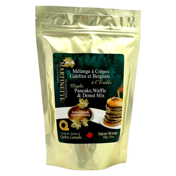 Érable-Cannelle 500g - Mélange à Crêpes, gaufres et beignets - Image 2