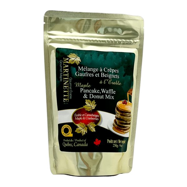 Érable-Canneberges 250g- Mélange à Crêpes, gaufres et beignets - Image 2