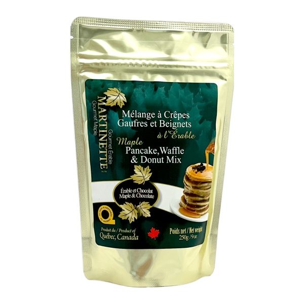 Érable-Chocolat 250g - Mélange à Crêpes, gaufres et beignets - Image 2