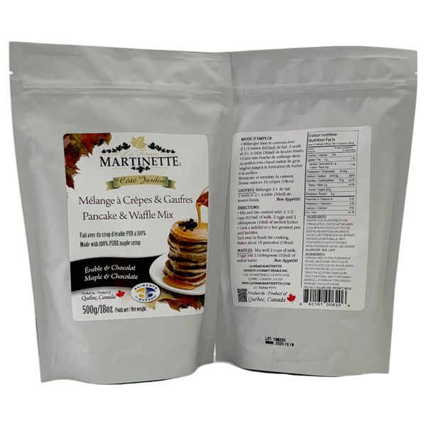 ÉRABLE-CHOCOLAT 500g- Mélange à Crêpes