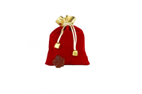 Bonbons clairs au sirop d'érable -50g pochette ROUGE