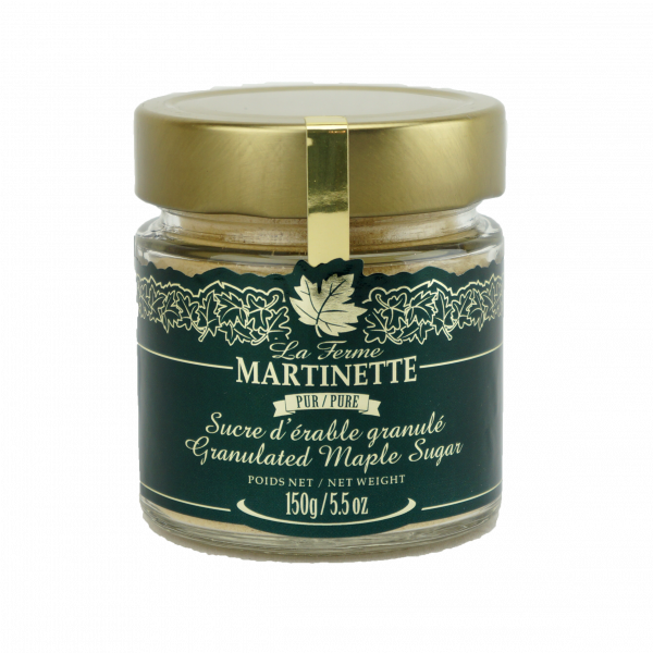 Pur sucre d’érable granulé FIN -150 g / 5.5 oz