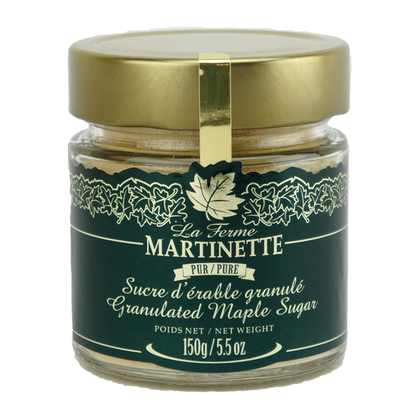 Pur sucre d’érable granulé FIN -150g