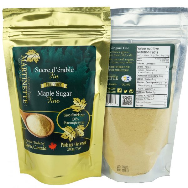Sucre d’érable pur 200g