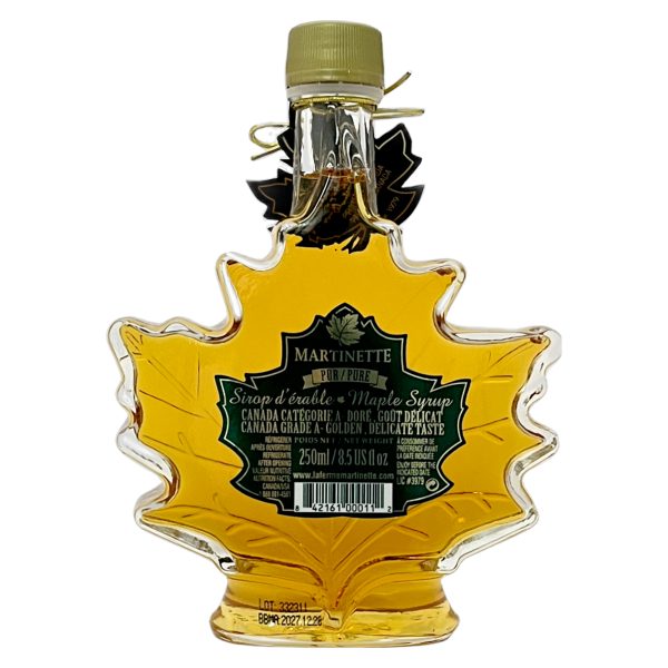 Sirop d'érable Pur CANADA A-Doré, Goût Délicat 12x250ml Feuille - Image 4