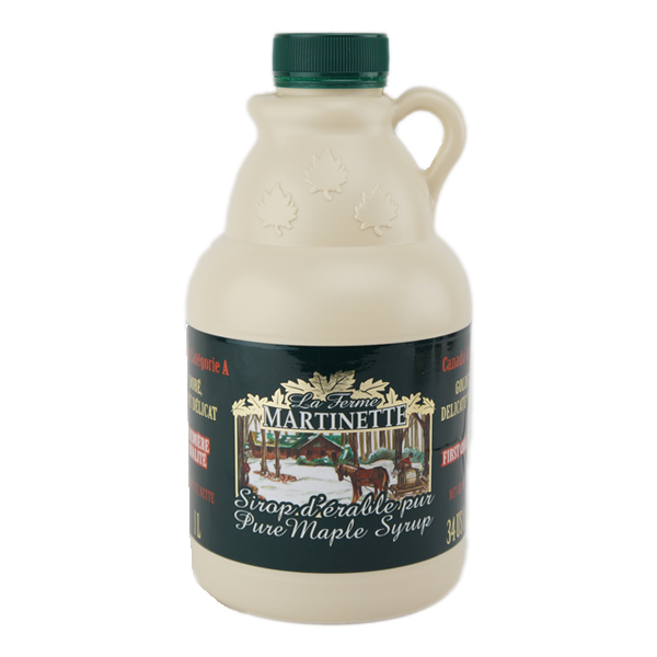 Sirop d'érable pur 1L -Doré, Goût Délicat