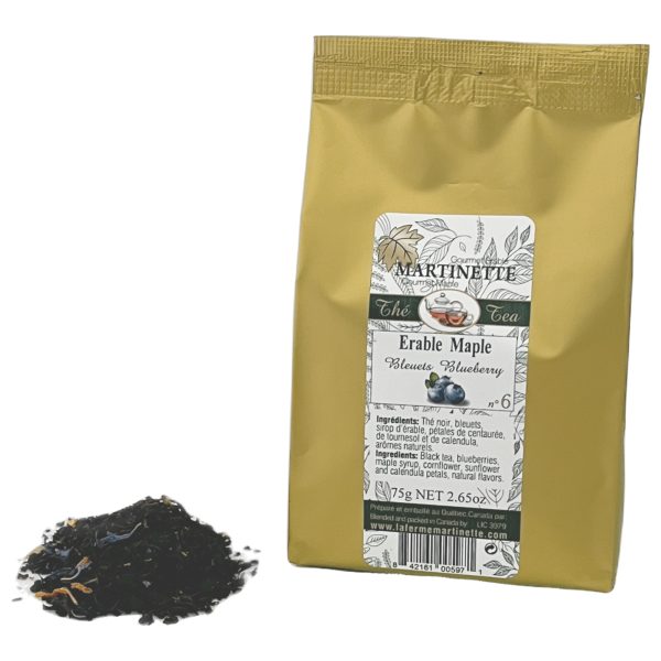 Thé Érable Bleuet 75g – No. 6 en feuilles