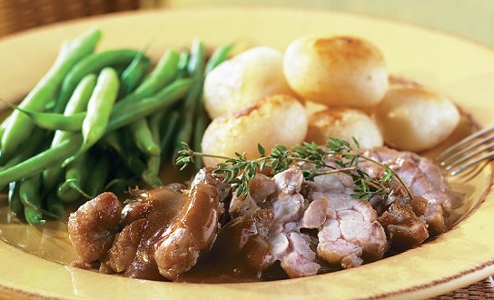 Read more about the article Ris de Veau de lait braisés à l&rsquo;érable et au thym citronné