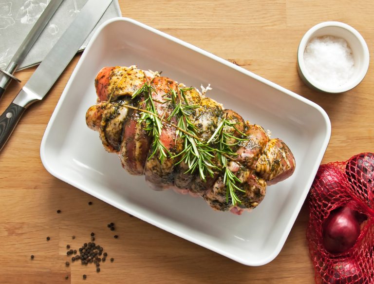 Read more about the article Rôti de cuisseau de veau de lait à l&rsquo;érable