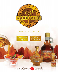 Read more about the article COLLECTION “M” GOURMET- Sirop d’érable pur du Québec- Canada Ambré et Foncé