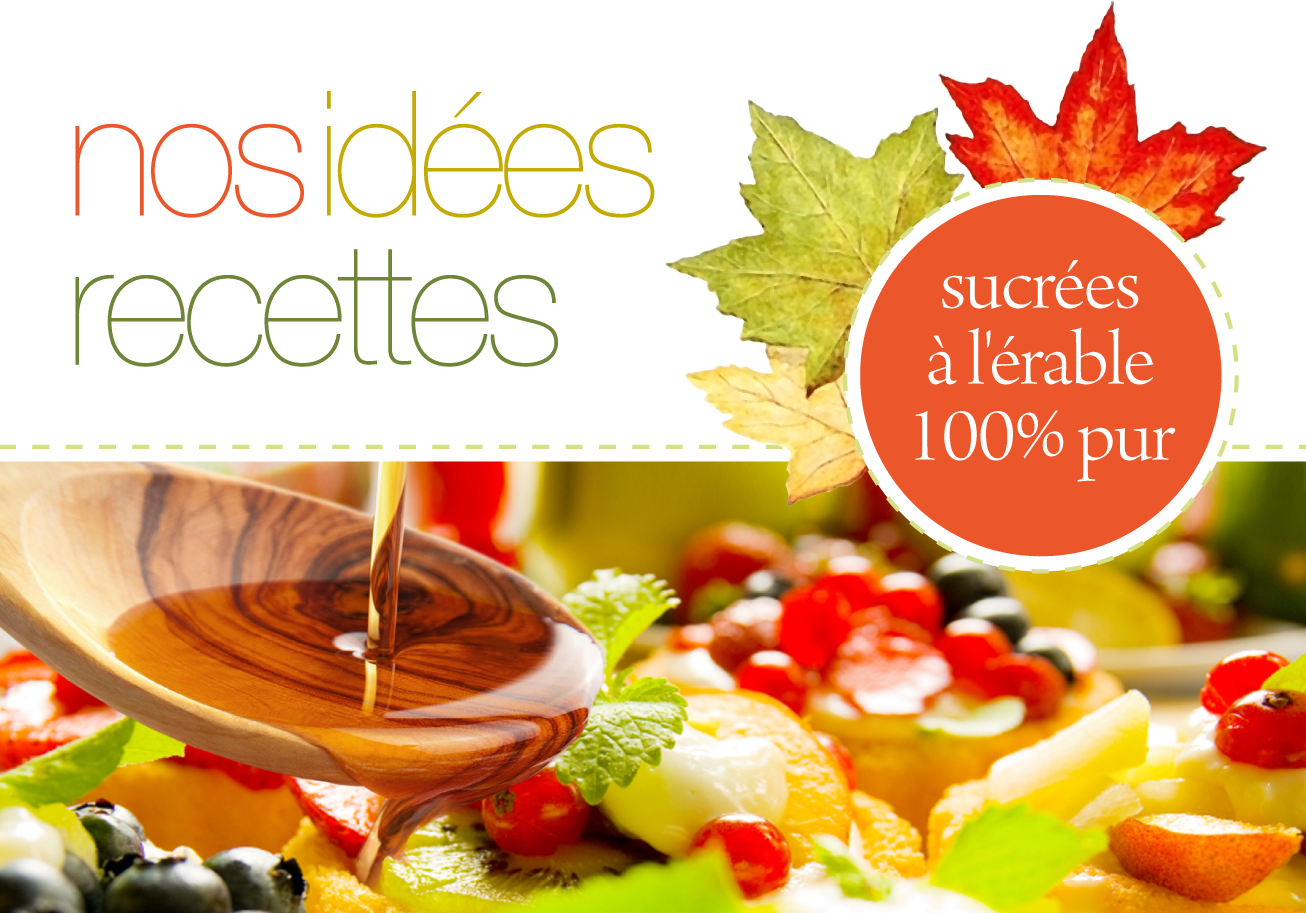 Notre dépliant de recettes à l’érable