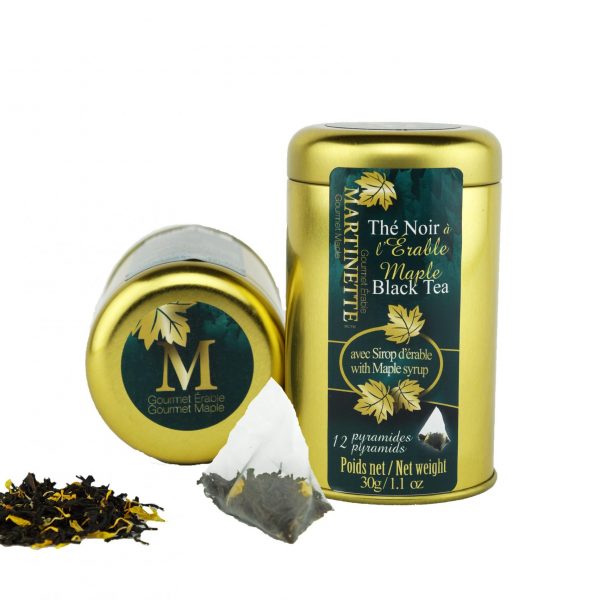 Thé à l’érable -12 pyramides 30g Bte de métal