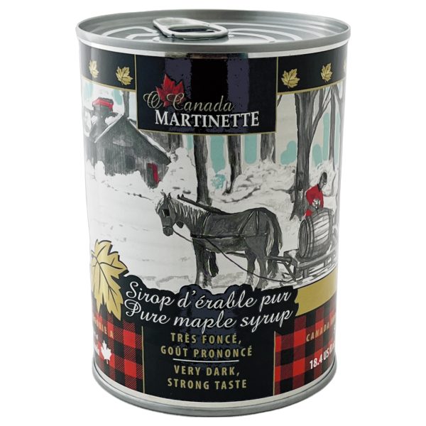 Sirop d'érable Pur CANADA A-Très Foncé, Goût Prononcé 8X540ml - Image 2