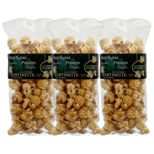 Popcorn à l'érable 3x50g - sac