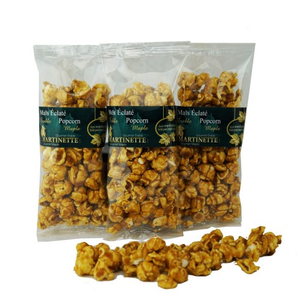 Popcorn à l’érable 3x50g – sac PB