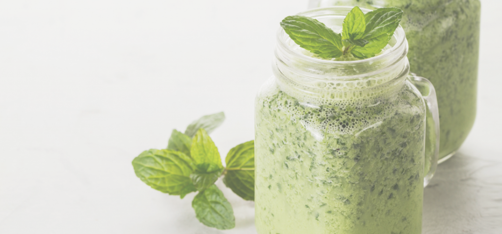 Recette smoothie vert menthe érable