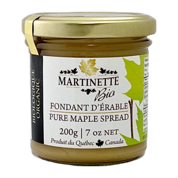 Fondant d’érable pur biologique (beurre d’érable) 200 g