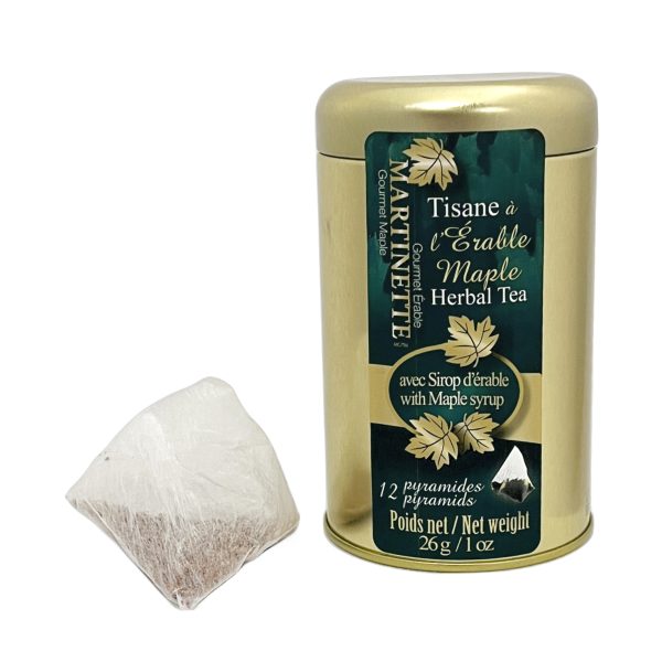 Tisane à l’érable -12 pyramides 26g Bte métal