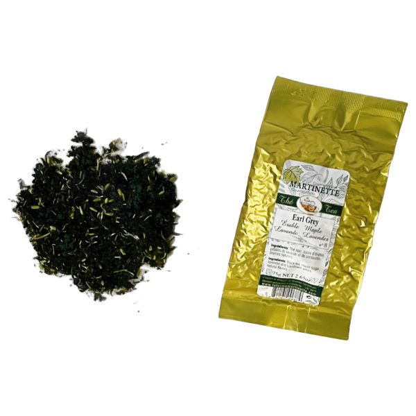 Thé Earl Grey Érable Lavande 75g – No 8 en feuilles sous vide