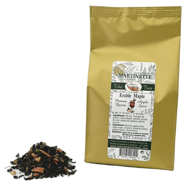 Thé Érable Pomme Épicée 75g – No. 15 en feuilles