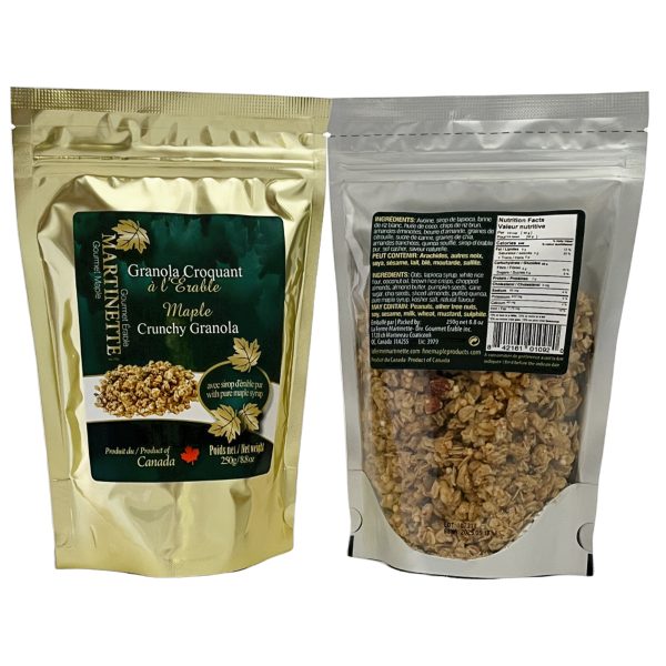 Granola Croquant à l’érable 250g sac