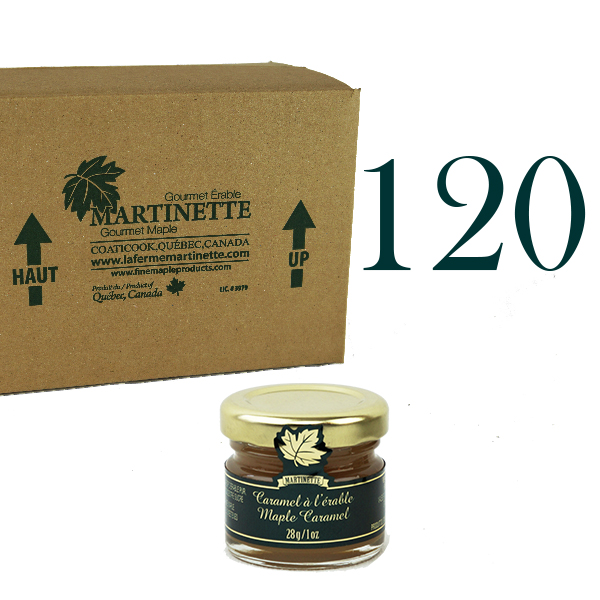 Caramel à l’érable 120 x 28g – Mignons