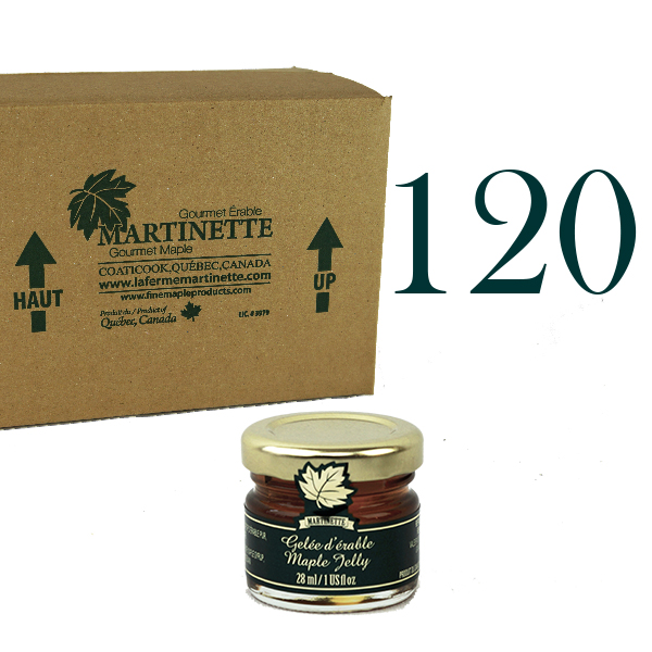 Gelée d’érable 120 x 28ml – Mignons