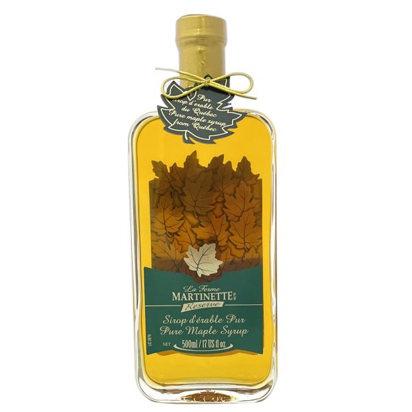 Sirop d'érable Pur CANADA A-Doré, Goût Délicat 500ml Réserve
