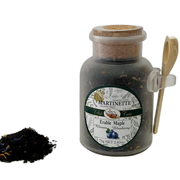 Thé Érable Bleuet 75g – No. 6 en feuilles – Pot