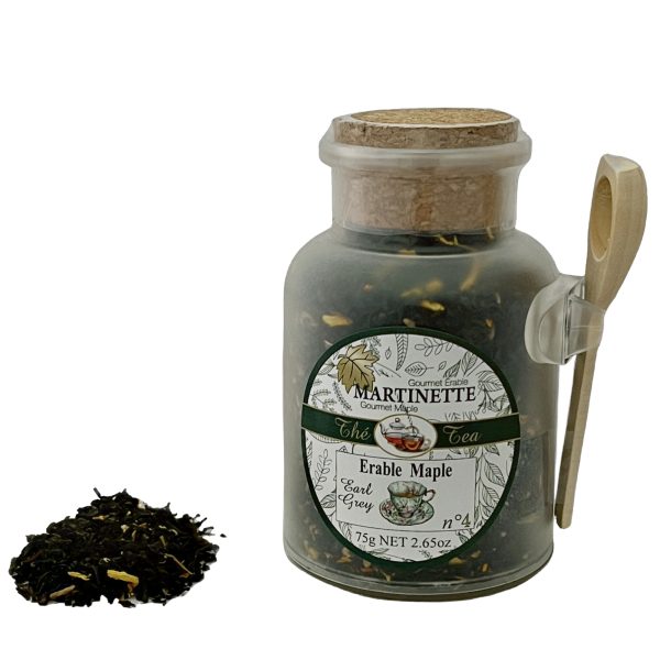 Thé Érable Earl Grey 75g – No. 4 en feuilles – Pot