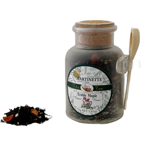 Thé Érable Roses 75g – No. 14 en feuilles – Pot