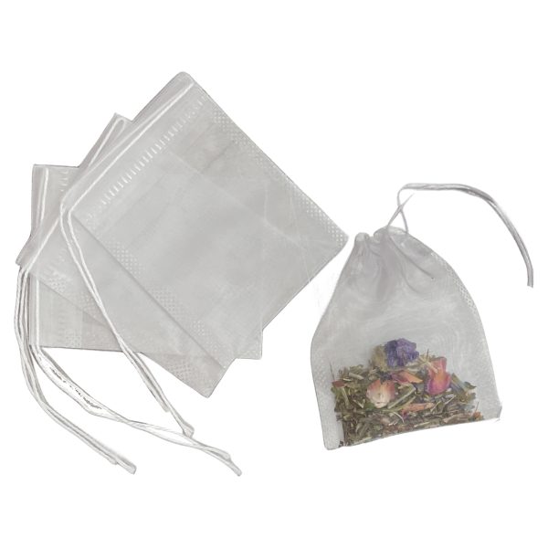 4 Sachets réutilisables pour infusion de thé